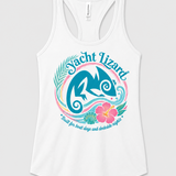 Yacht Lizard® Women’s Coastal Racerback Tank - White