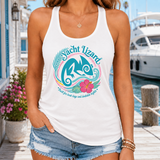 Yacht Lizard® Women’s Coastal Racerback Tank - White