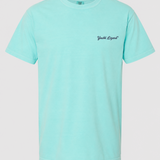 Yacht Lizard Garment-Dyed Logo T-Shirt - Chalky Mint