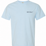 Yacht Lizard® Knotty Tee - Coastal Graphic T-Shirt - Chambray