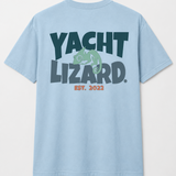 Yacht Lizard® Knotty Tee - Coastal Graphic T-Shirt - Chambray
