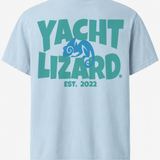 Yacht Lizard® Knotty Tee - Coastal Graphic T-Shirt - Chambray