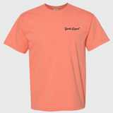 Yacht Lizard Garment-Dyed Logo T-Shirt - Terracotta (2XL-4XL)